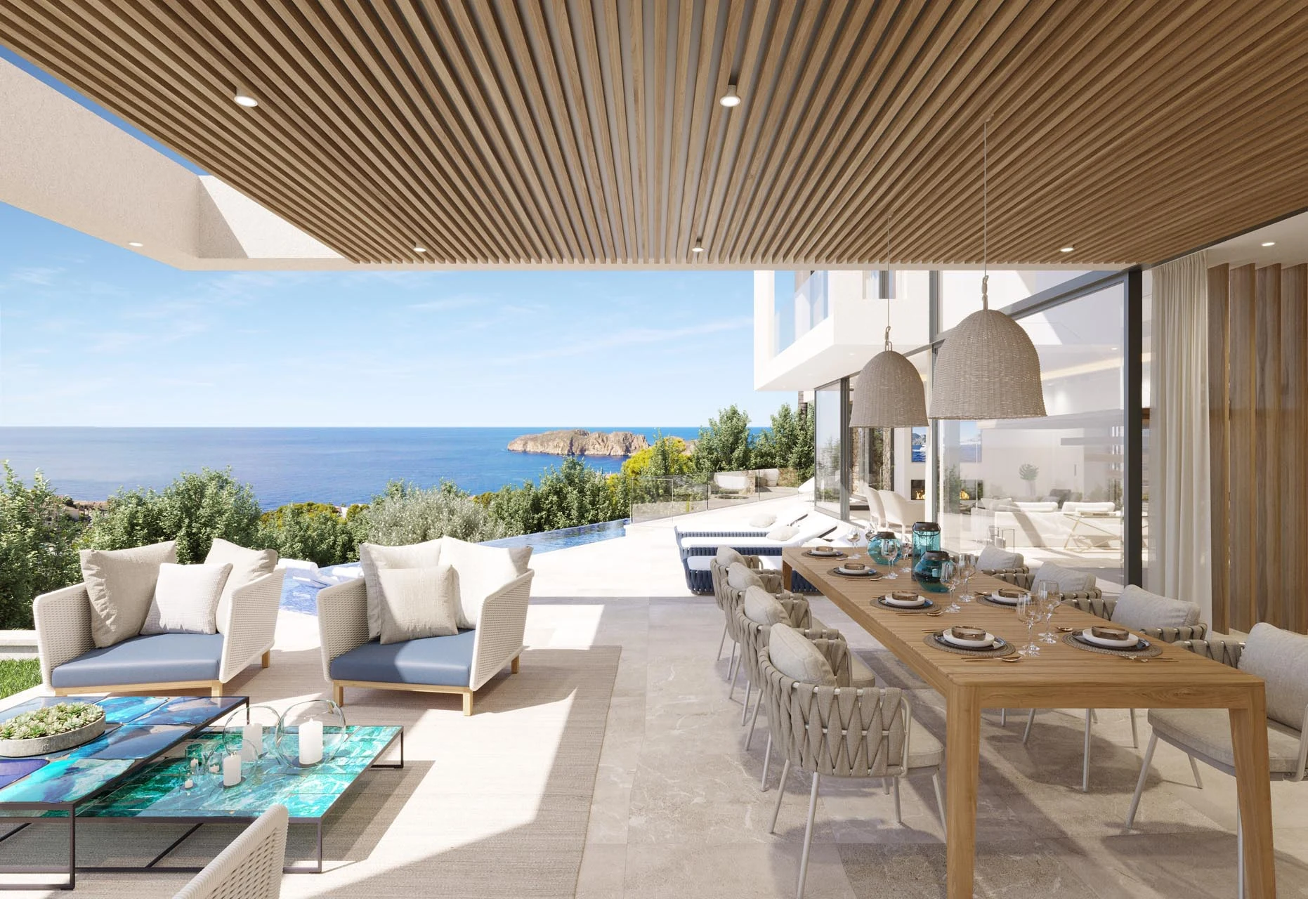 Exclusive luxury property in Nova Santa Ponsa with sea views and infinity pool