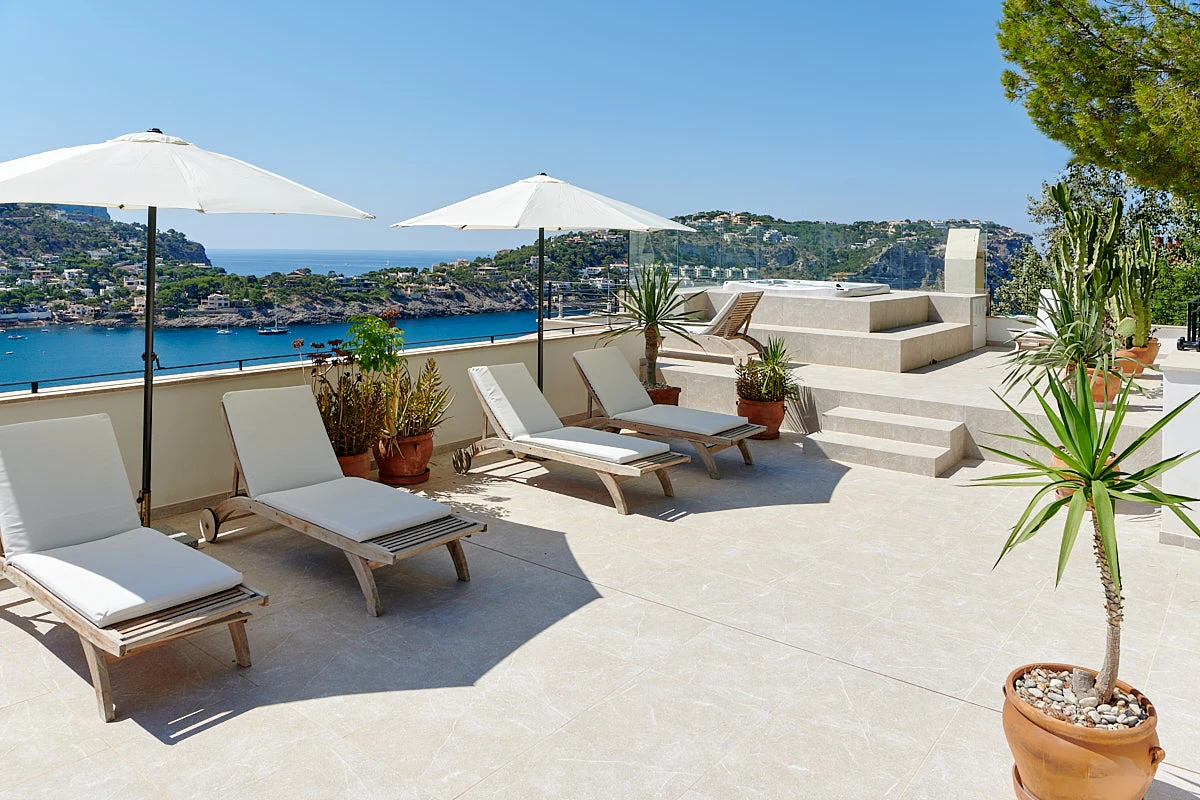 Mediterranean south facing sea view villa